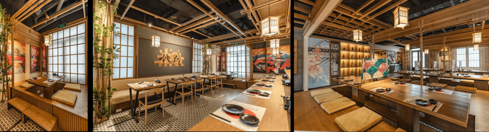 không gian bên trong nhà hàng tokyo sushi