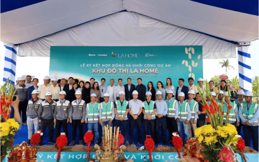 Coteccons nhà thầu chính của khu đô thị LA Home