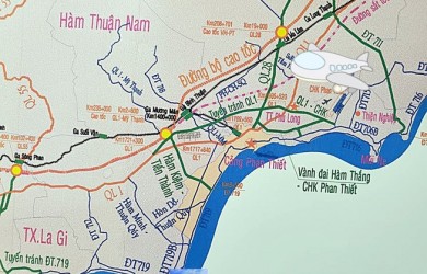 Nhiều tuyến đường mới kết nối với cao tốc Phan Thiết- Dầu Giây